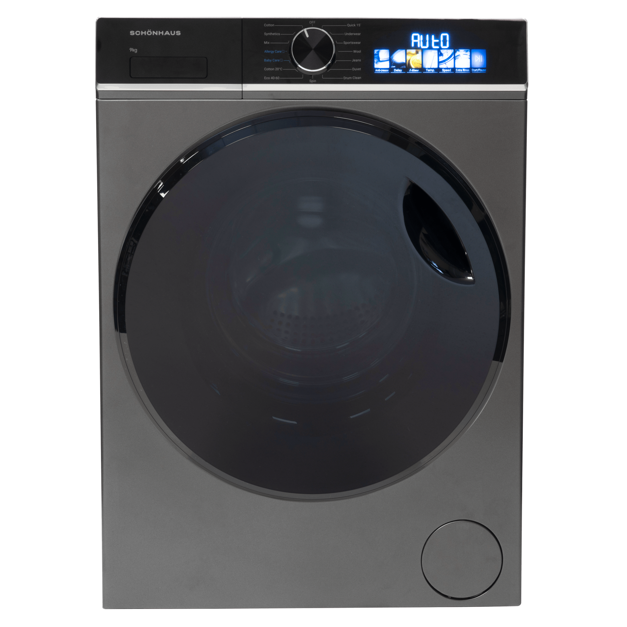 9kg 1400 Spin Washing Machine — Schönhaus